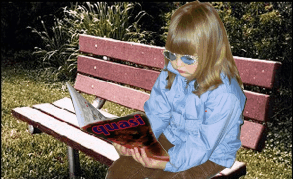 image of girl reading a magazine