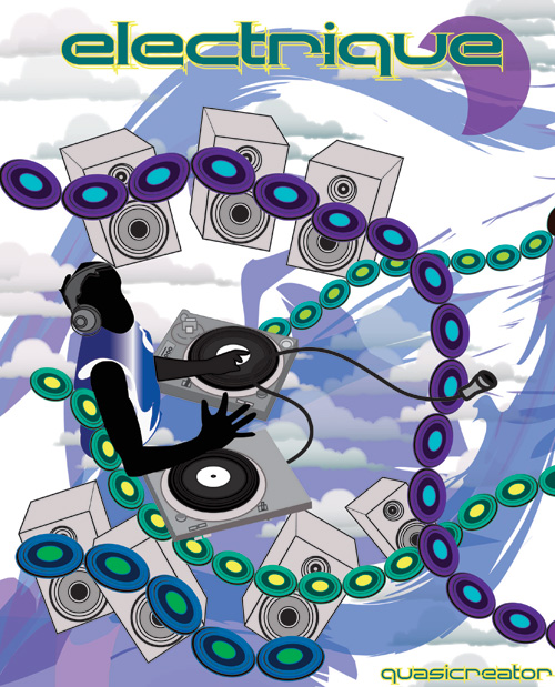 dj spinning records