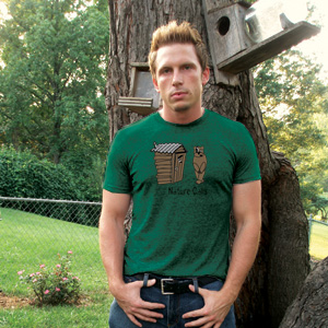 model wearing nature shirt